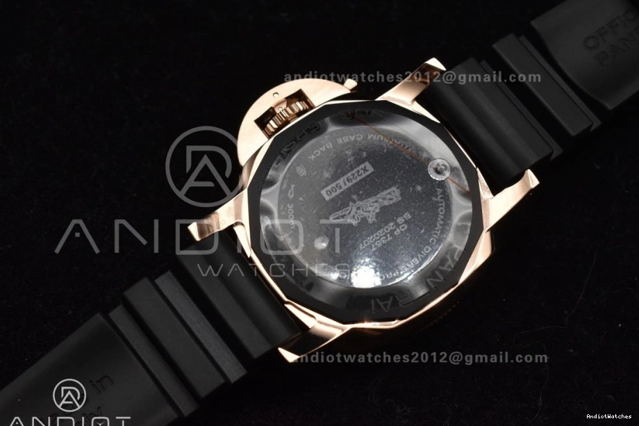 992 Black on Best Strap PAM2164 Rubber P VSF 42mm Black Submersible Edition WrinkleFree Dial 0213